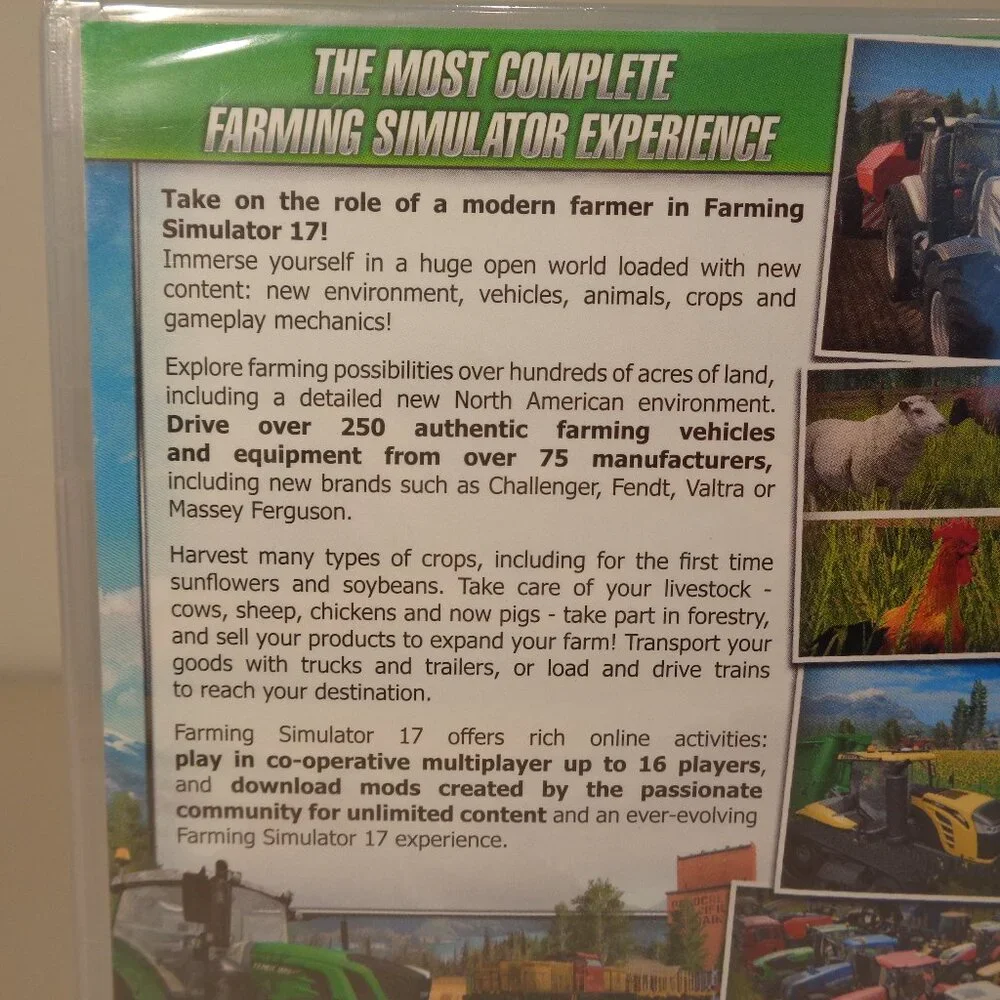 FARMING SIMULATOR 17 New PC DVD-ROM / Video Game